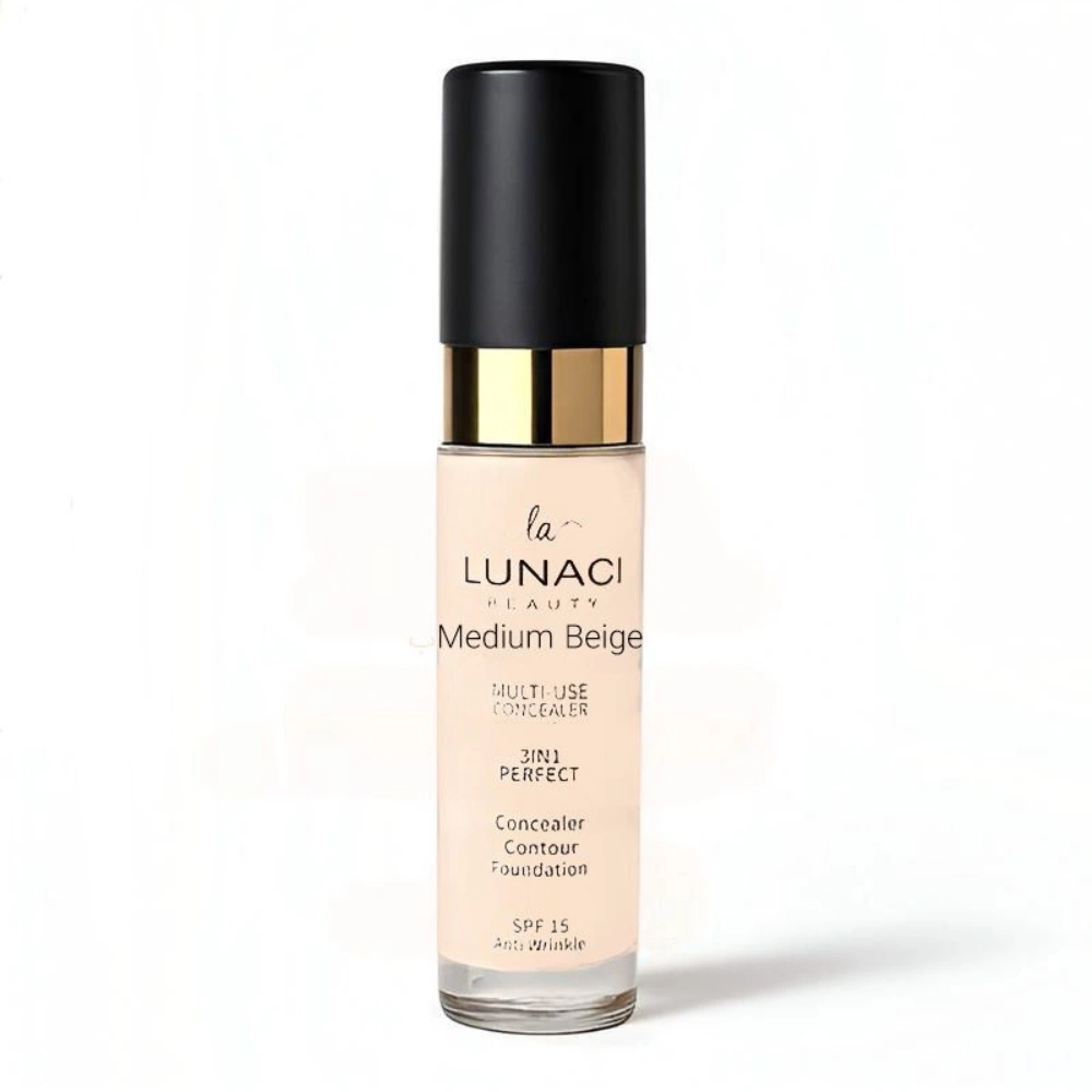 00102553j7-3 کانسیلر مایع لوناسی رنگ بژ متوسط SPF15 شماره 04