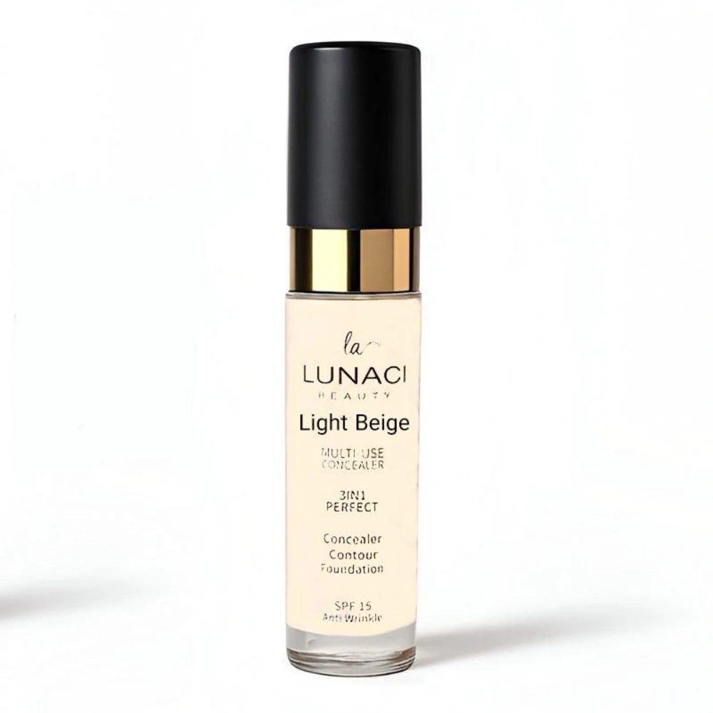 0010255zb9-3 کانسیلر مایع لوناسی رنگ بژ طبیعی SPF15 شماره 01