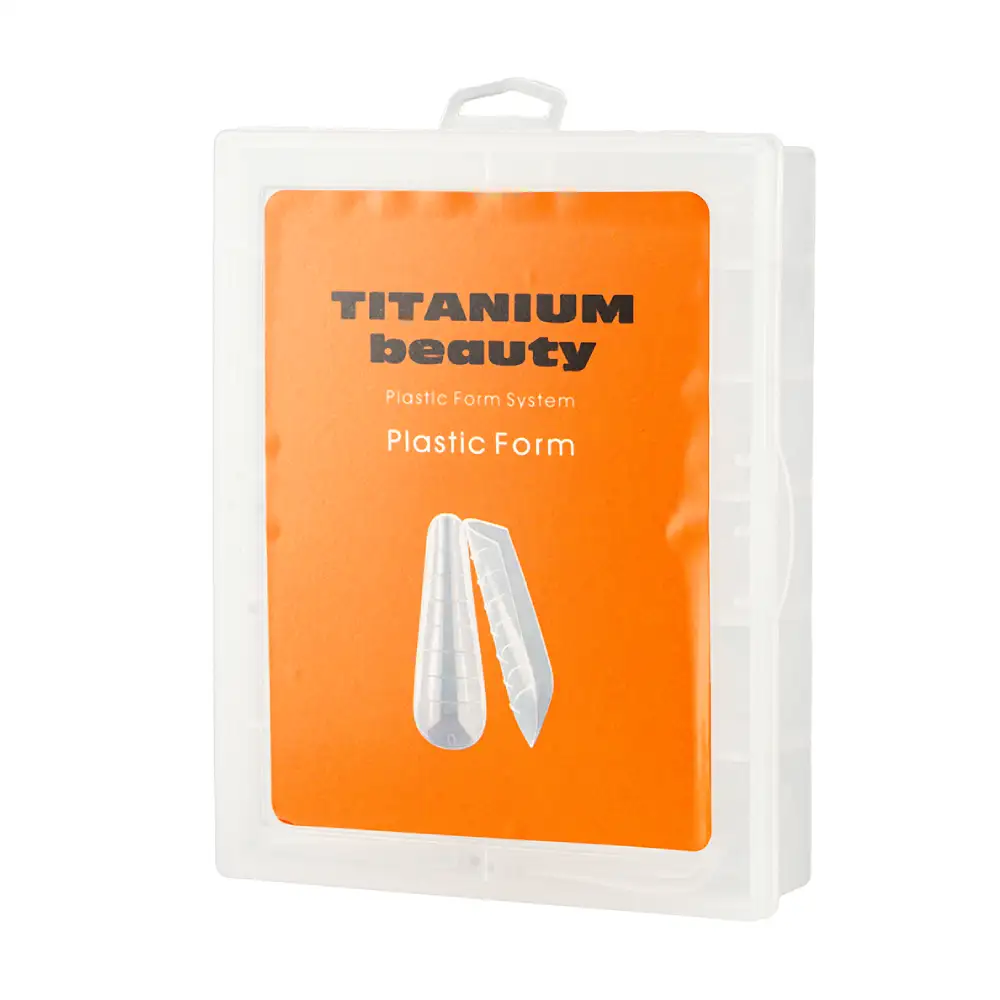 001033706a قالب کاشت ژل ناخن تیتانیوم مدل نوک تیز