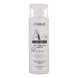 شامپو ضد ریزش و تقویت کننده بیوبا ای پلاس پریم 250ml