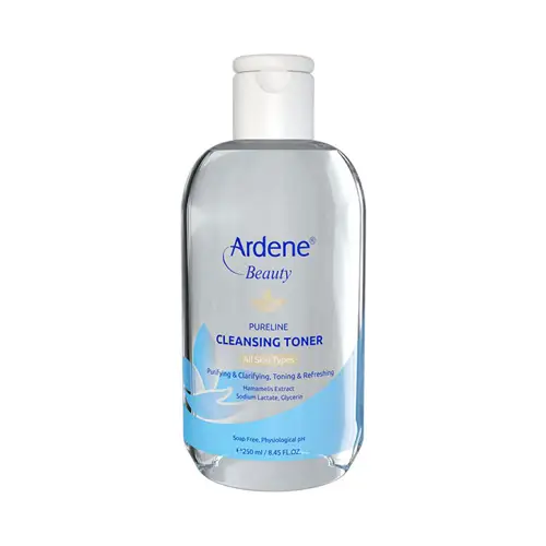 ardene ardene beauty pureline cleansing toner 250ml تونر پاک کننده صورت آردن بیوتی مدل Purifying مناسب انواع پوست 250ml