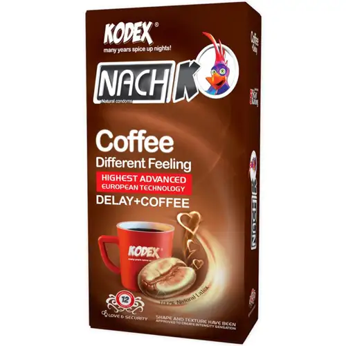 kodex coffee condom کاندوم تاخیری قهوه Coffee کدکس 12 عددی