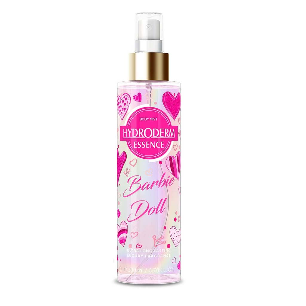 بادی-میست-Barbie-Doll-هیدرودرم-200ml بادی میست Barbie Doll هیدرودرم 200ml