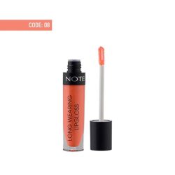 ‫رژ لب مایع بادوام مدل Long Wearing Lipgloss نوت شماره 08