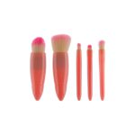 ست براش 5 عددی مدل Fit box آینه دار رنگ صورتی