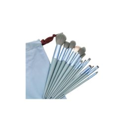 ست براش آرایشی مدل آبی F2 مجموعه 13 عددی رنگ آبی