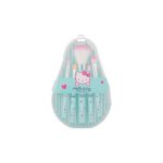 ست براش فانتزی 5عددی هلو کیتی سبز 02