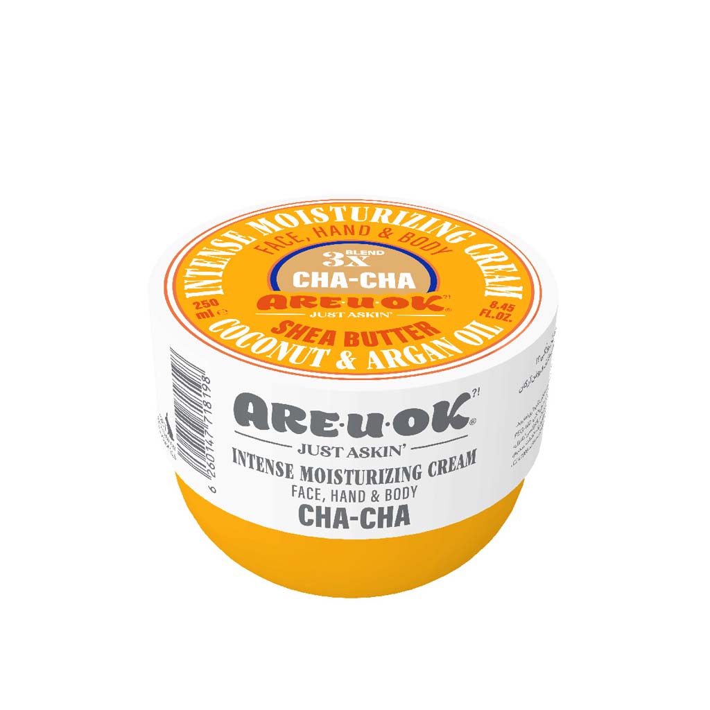 کرم-مرطوب-کننده-قوی-آر-یو-اکی-مدل-CHA-CHA-حجم-250ml کرم مرطوب کننده قوی آر یو اکی مدل CHA CHA حجم 250ml