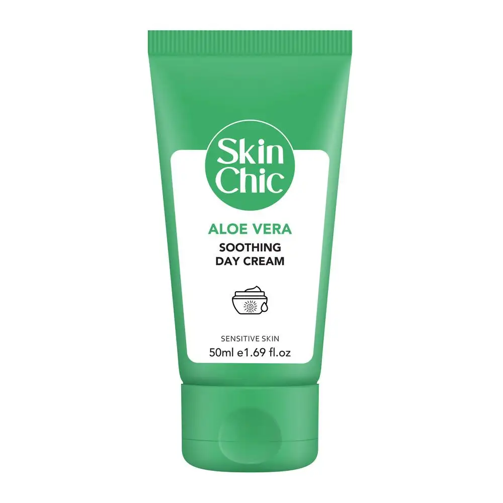 00102952iw کرم روز اسکین شیک آلوئه ورا پوست حساس