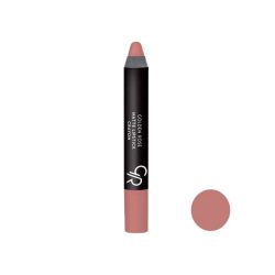 رژ لب مدادی گلدن رز مدل Matte شماره 28 کالباسی روشن