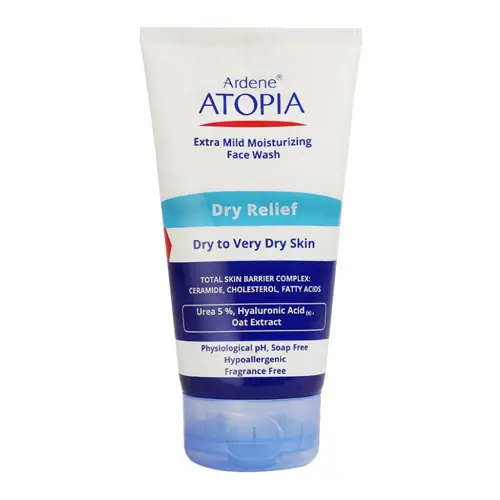 ardene atopia moisturizer facewash dry relief شوینده صورت مرطوب کننده آردن آتوپیا اوره 5 درصد Dry Relief