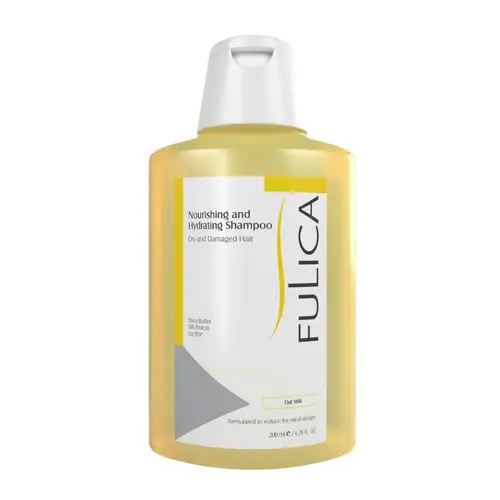 fulica nourishing and hydrating shampoo 200ml شامپو فولیکا مو خشک و آسیب دیده 200ml