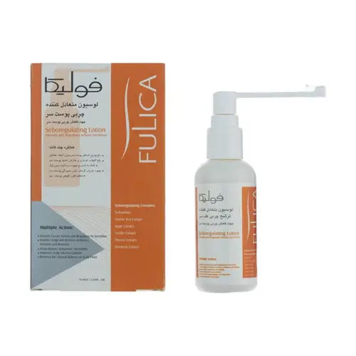 fulica seboregulating lotion لوسیون مو متعادل کننده چربی پوست سر فولیکا