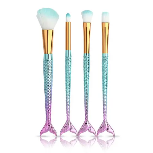 make up brush pack ست براش طرح ماهی