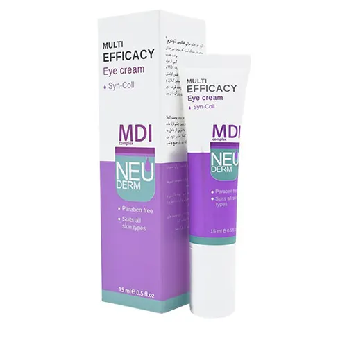 neuderm multi efficacy eye cream 15ml کرم دور چشم نئودرم Multi Efficacy حجم 15ml