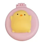 قیمت برس مو گرد فانتزی آینه دار طرح رندوم