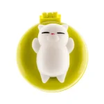 خرید برس مو گرد فانتزی آینه دار طرح رندوم