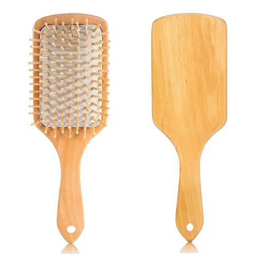 rectangular wooden hair brush large برس چوبی مستطیلی بزرگ