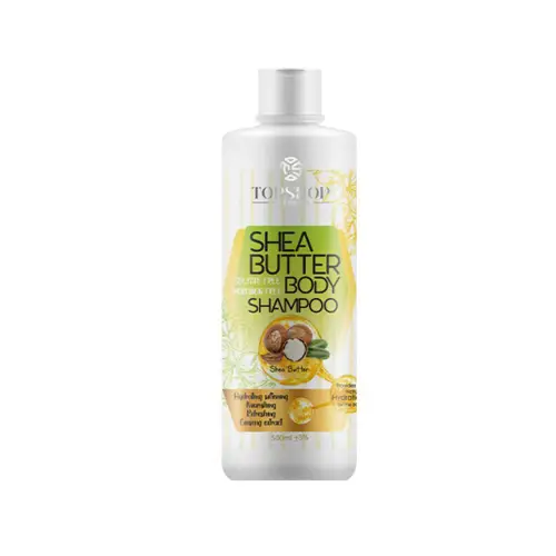 topshop shea butter body shampoo 500ml شامپو بدن تاپ شاپ شی باتر 500 میلی لیتر