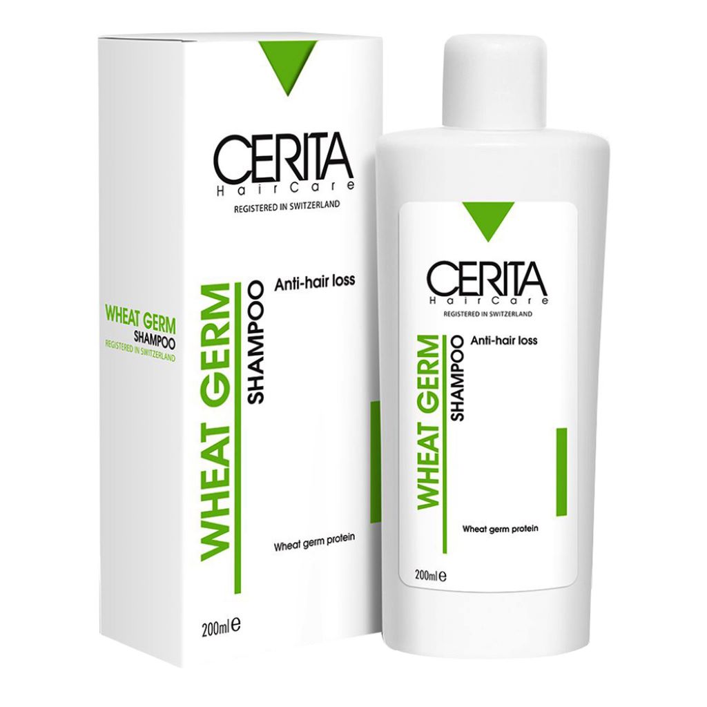 شامپو تقویت کننده پروتئین جوانه گندم شامپو تقویت کننده و ضد ریزش جوانه گندم سریتا