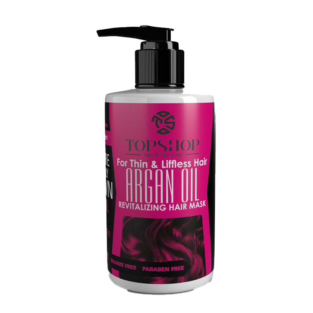 ماسک-مو-با-آبکشی-مناسب-موهای-نازک-و-ضعیف-آرگان-250-میل ماسک مو با آبکشی تاپ شاپ موهای نازک و ضعیف آرگان 250ml