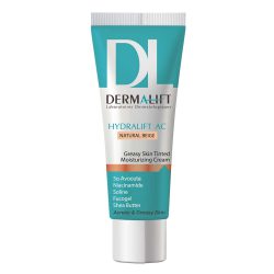 کرم مرطوب کننده رنگی پوست چرب هیدرالیفت ای سی برند درمالیفت بژ طبیعی