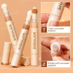 تست رنگ کانسیلر بوستر پد دار شیگلم رنگ nude