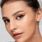 تست رنگ خط چشم ماژیکی ضد آب شیگلم روی چشم