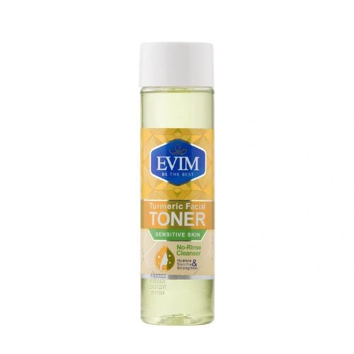 Evim Turmeric Facial Toner Lightening For all Skin Types تونر زردچوبه ایویم مناسب پوست حساس 210ml