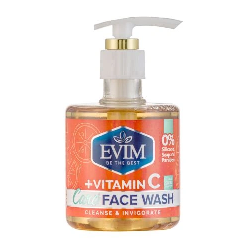 Evim Vitamin C Gel Face Wash Suitable For All Skin Typs 250ml فیس واش ژلی ویتامین C مناسب انواع پوست ایویم 250ml
