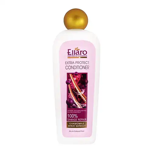 ellaro-extra-protect-conditioner-450ml نرم کننده مو خشک و رنگ شده الارو 450ml