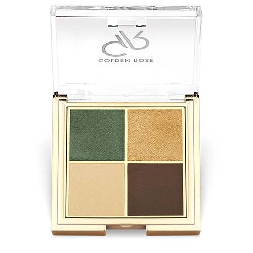 golden-rose-quattro-eyeshadow-palette-02 سایه چشم پالتی quattro گلدن رز royal jungle کد 02