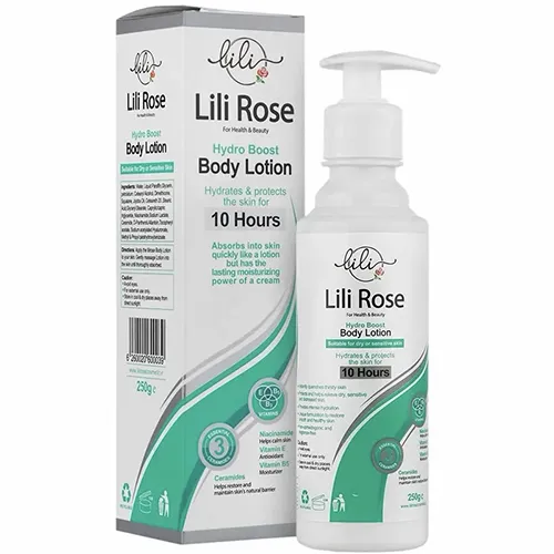 lili-rose-hydro-boost-water-gel لوسیون آبرسان بدن لی لی رز 250ml