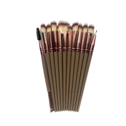 ست براش ساده 11 عددی رنگ قهوه ای
