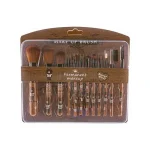 ست براش 12 عددی مدل Sweet Girls رنگ قهوه ای