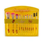 ست براش 12 عددی مدل Sweet Girls رنگ زرد