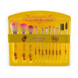 ست براش 12 عددی مدل Sweet Girls رنگ زرد