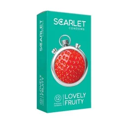 کاندوم میوه ای تاخیری اسکارلت LOVELY FRUITY