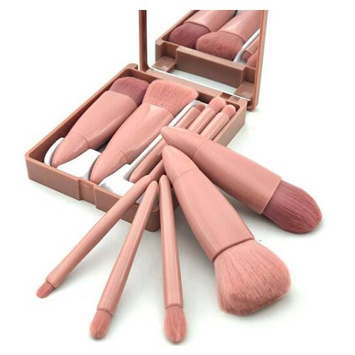 ست براش bh cosmetics جعبه ای 5 عددی رنگ صورتی