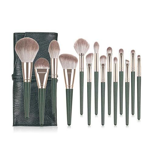 ست-براش-G1-مجموعه-14-عددی-همراه-کیف-سبز ست براش G1 مجموعه 14 عددی همراه کیف سبز