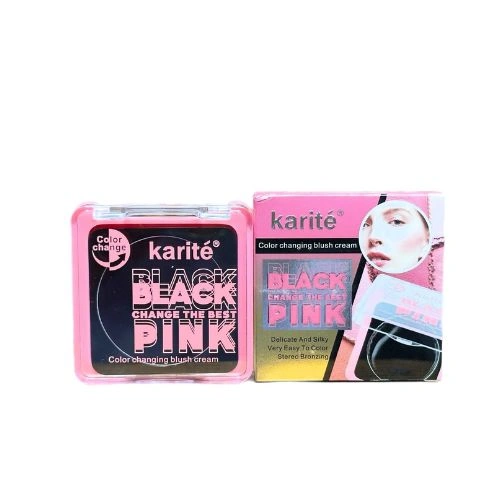 karite black pink رژگونه جادویی مشکی کاریته