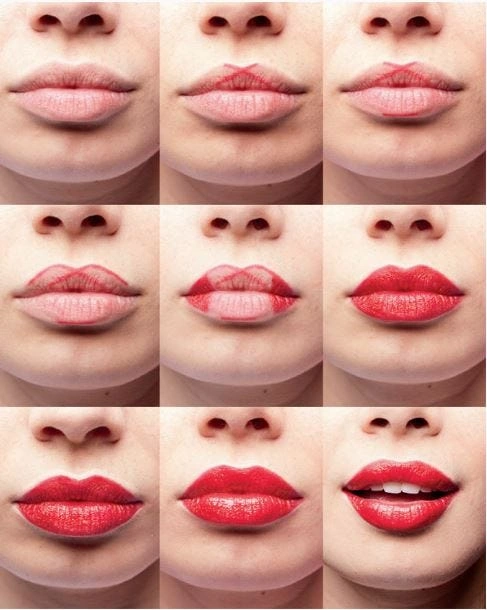 چگونه رژ بزنیم