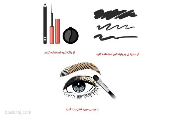 آموزش سایه زدن چشم به سبک کلاسیک و مدرن