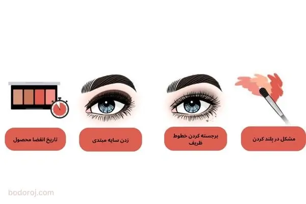 استفاده بیش از حد از محصول روی براش