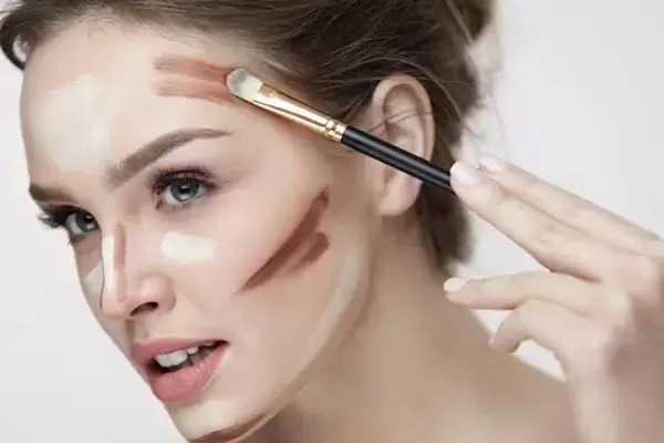 عکس مربوط به اموزش کانتورینگ صورت با کیفیت بدون بکگراند بلندینگ سایه کانتور