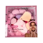 پک تل و پد آرایشی 12 عددی sweet beauty رنگ صورتی