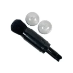 ست براش آرایشی استوانه رنگ مشکی 4 عددی