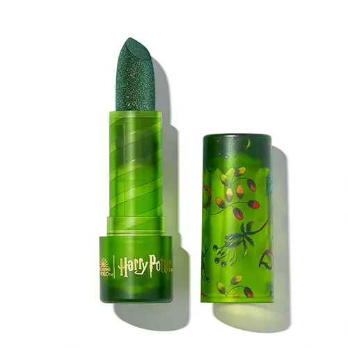 bodoroj Sheglam Harry Potter Gifted Herbologist Glitter Lipstick بالم لب سبز شیگلم مدل هری پاتر Gifted Herbologist