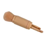 خرید ست براش آرایشی استوانه رنگ کرمی 4 عددی