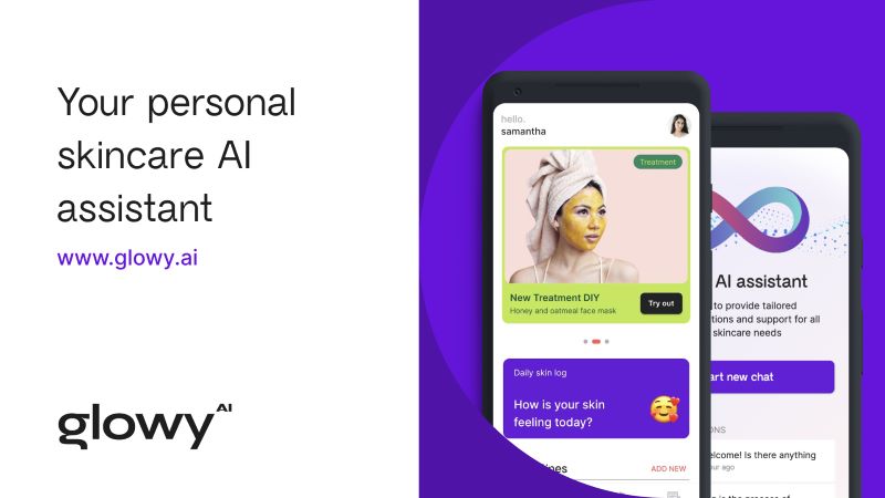 هوش مصنوعی glow ai روتین مراقبتی ارایشی بهداشتی